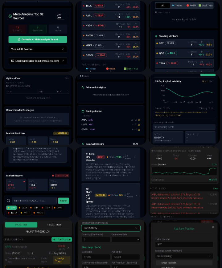 Numerous AI MVPs &amp; Bots For Crypto, Options, And Equities Traders. Contact me to have your strategy automated or an MVP of your idea. Solid Python backend + impressive UI or CLI. Milestone friendly.