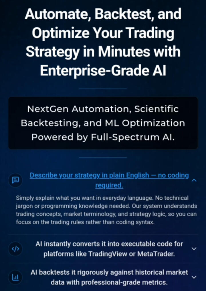 YouTube video of four AI MVPs, including Market Crash Potential XAI, TA Strategy Evolver, and a 24-7 scanner for Soros-like macro plays. Click Here.